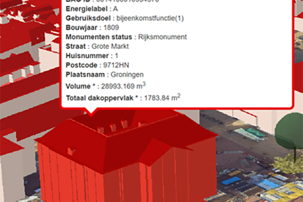 3D stadsmodel